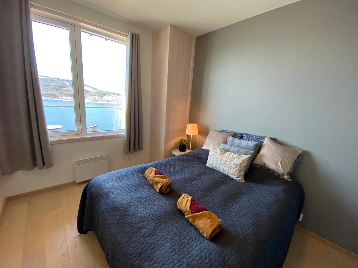 Mjos Tower Suite - Lovely Lake View Brumunddal Bagian luar foto